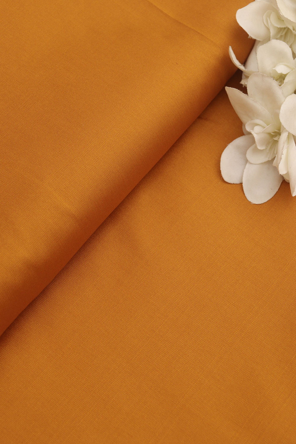Yellow Plain Silk Fabric ( 1 Mtr ) - Luxurion World