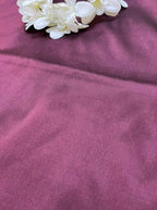 Wine Plain Silk Fabric ( 1 Mtr ) - Luxurion World