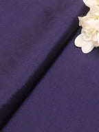 Blue Plain Silk Fabric ( 1 Mtr ) - Luxurion World