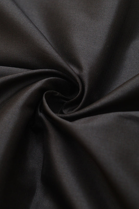 Black Plain Silk Fabric ( 1 Mtr ) - Luxurion World