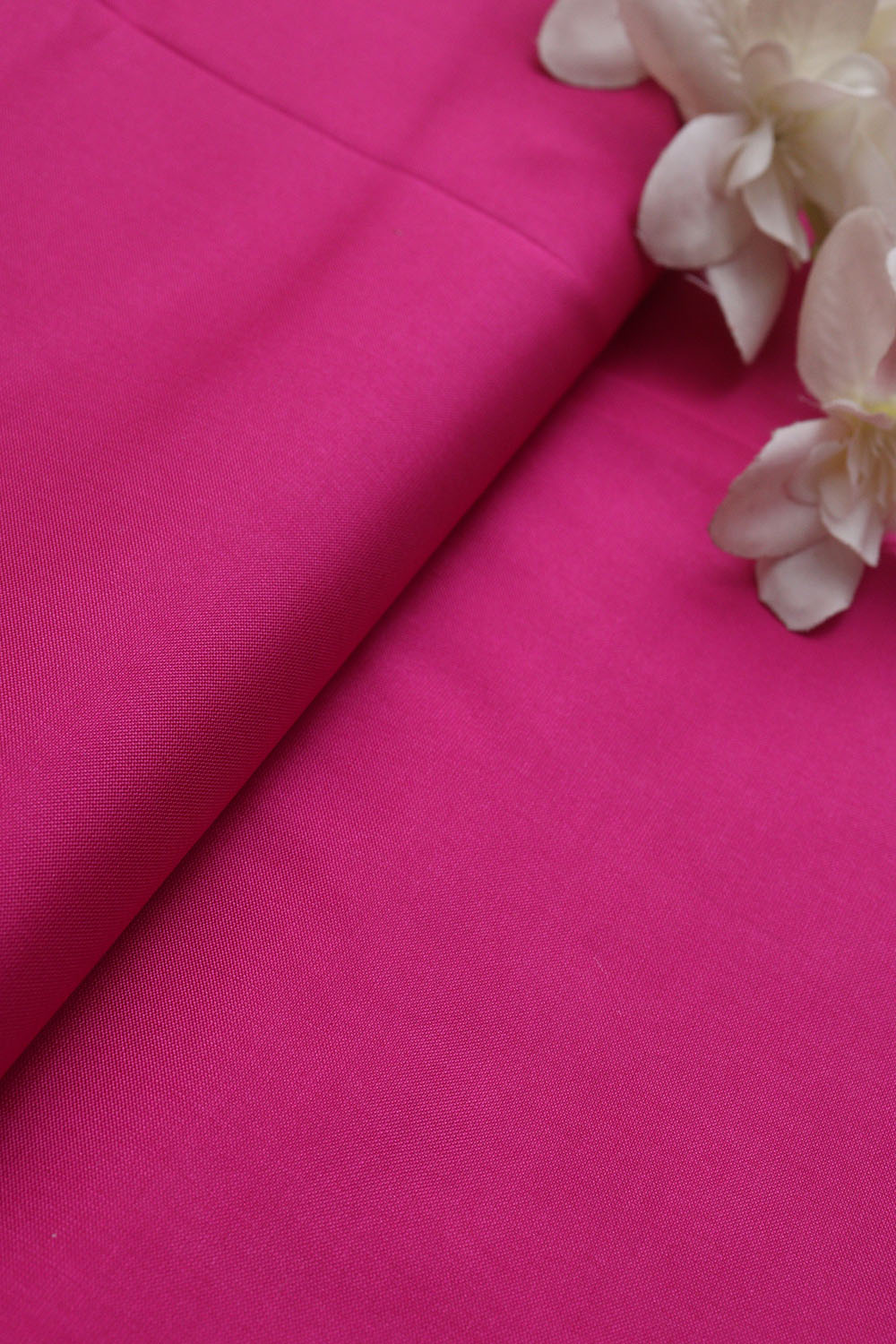 Pink Plain Silk Fabric ( 1 Mtr ) - Luxurion World