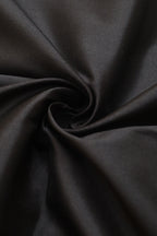 Black Plain Silk Fabric ( 0.5 Mtr ) - Luxurion World