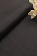 Black Plain Silk Fabric ( 0.5 Mtr ) - Luxurion World