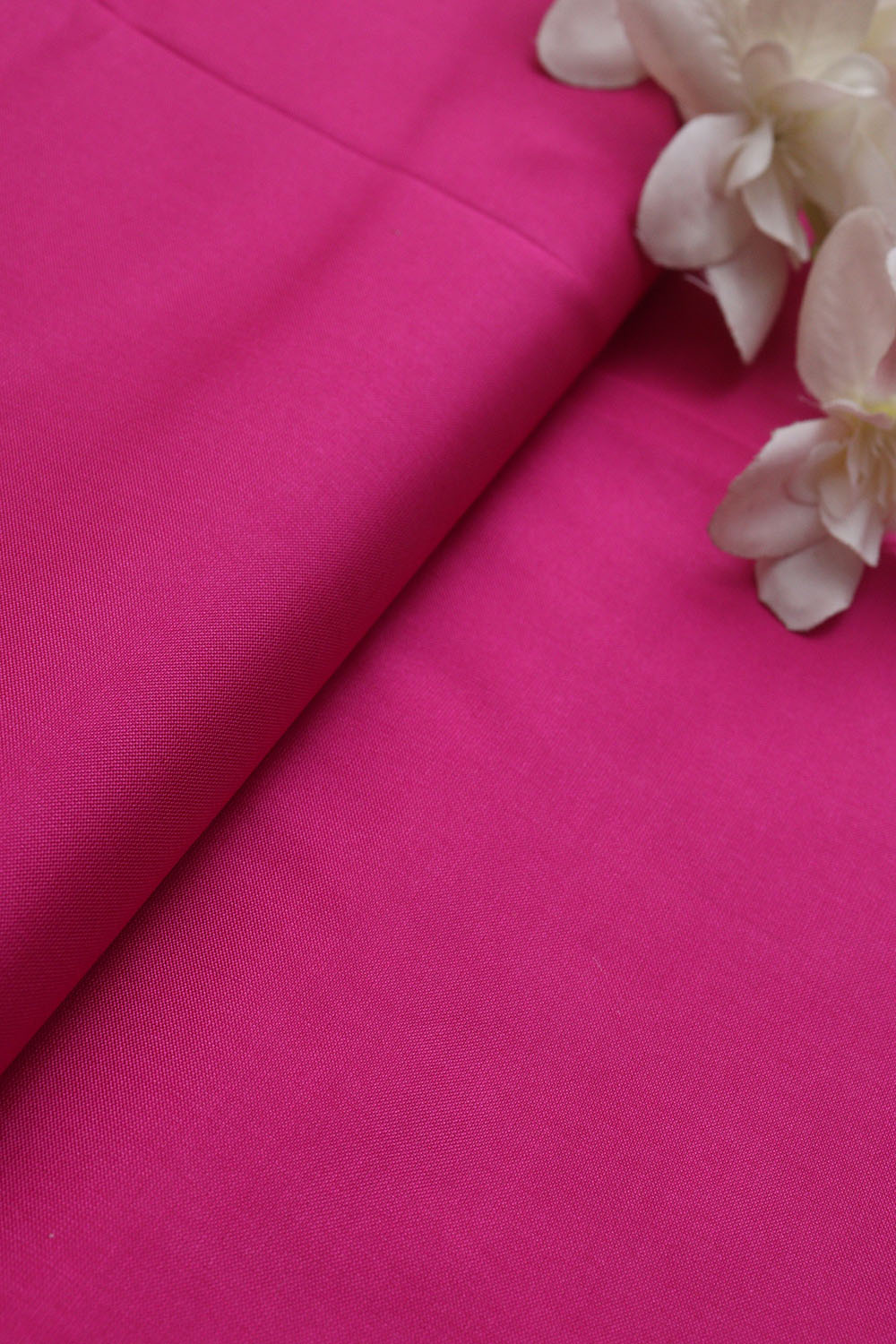 Pink Plain Silk Fabric ( 1 Mtr ) - Luxurion World