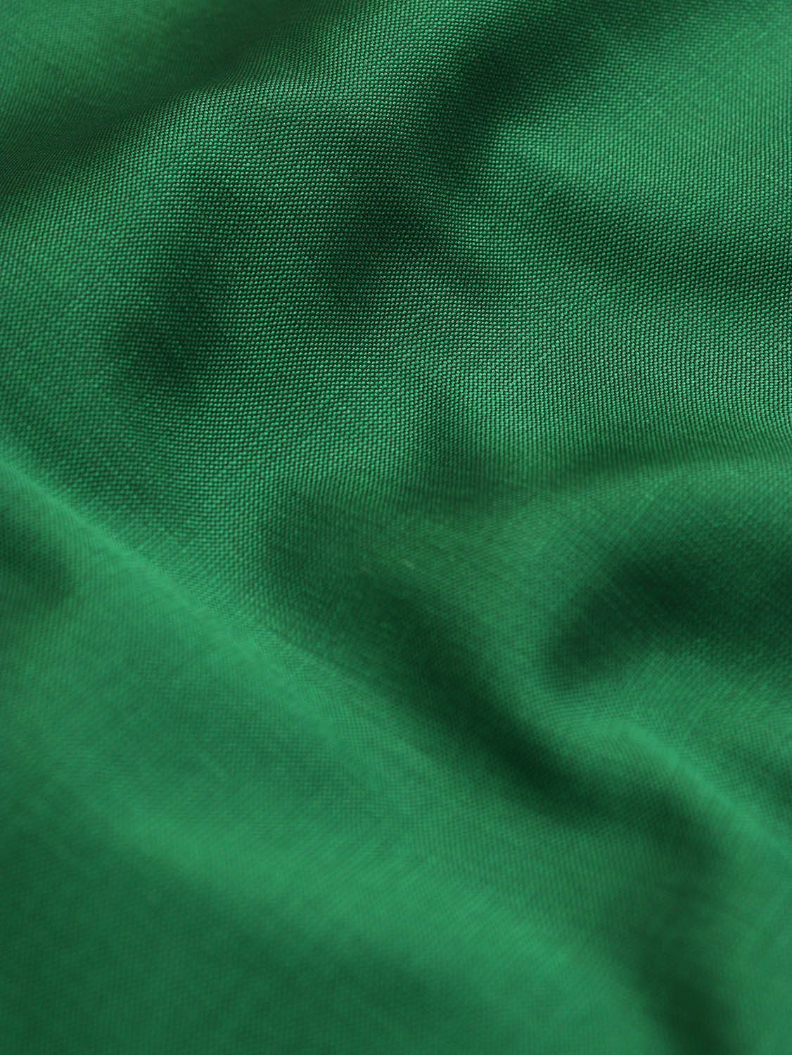Green Plain Silk Fabric ( 1 Mtr ) - Luxurion World
