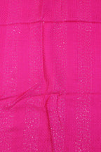 Pink Trendy Sequins Work Silk Fabric (0.75 mtr) - Luxurion World