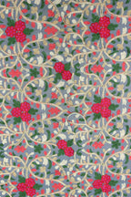 Grey Trendy Embroidered Georgette Fabric (1 Mtr ) - Luxurion World