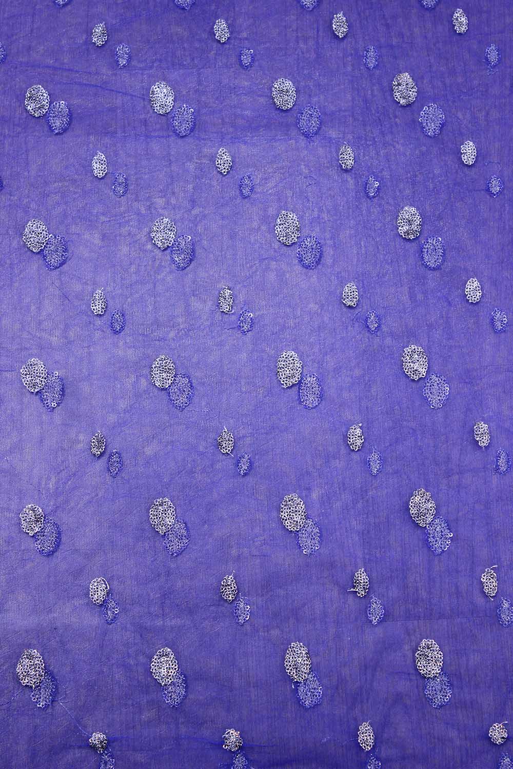 Blue Trendy Net Fabric ( 1 Mtr )