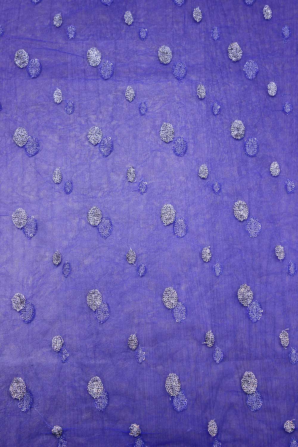 Blue Trendy Net Fabric ( 1 Mtr ) - Luxurion World