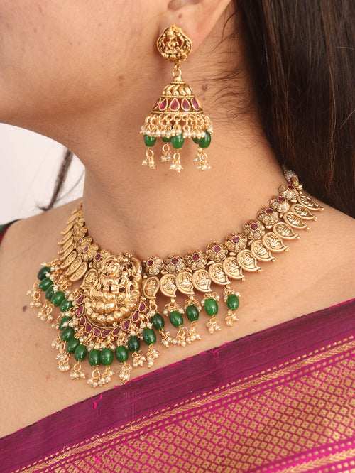 Shop Luxurionworld's Golden Elegance Necklace Set - Elevate Your Style - Luxurion World