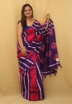 Multicolor Digital Printed Silk Saree - Luxurion World