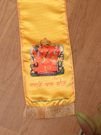 LUXURION WORLD Divine Stole/ Patka/ Khesh/ Shawl/ Dupatta Ganpati Ashirwad Stoles: Faithful Fashion for the Modern Devotee - Luxurion World
