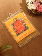 LUXURION WORLD Divine Stole/ Patka/ Khesh/ Shawl/ Dupatta Ganpati Ashirwad Stoles: Faithful Fashion for the Modern Devotee - Luxurion World