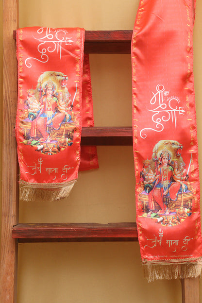 Bhakti Bliss: Maa Durga Stole Collection Shakti Blessings: Divine Maa Durga Stoles – Shop at Luxurion World - Luxurion World