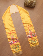 Divine Aura: Spiritual Divya Deepawali Stole - Luxurion World