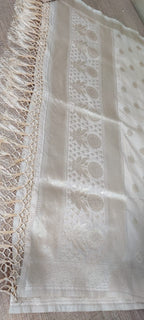Pastel Handloom Banarasi Silk Dupatta - Luxurion World