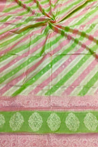 Vibrant Brush Dyed Cotton Silk Dupatta: Multicolor Banarasi Elegance - Luxurion World