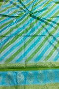 Vibrant Brush Dyed Cotton Silk Dupatta: Multicolor Banarasi Elegance - Luxurion World