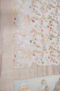 Dyeable Banarasi Handloom Pure Georgette Dupatta - Luxurion World