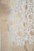 Dyeable Banarasi Handloom Pure Georgette Dupatta - Luxurion World