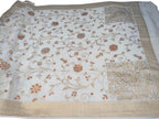 Dyeable Banarasi Handloom Pure Georgette Dupatta - Luxurion World