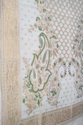Dyeable Banarasi Handloom Pure Georgette Dupatta - Luxurion World