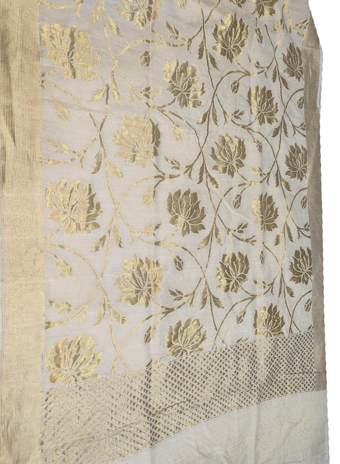 Dazzling Dyeable Banarasi Handloom Moonga Silk Dupatta - Luxurion World