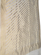 Dazzling Dyeable Banarasi Handloom Moonga Silk Dupatta - Luxurion World