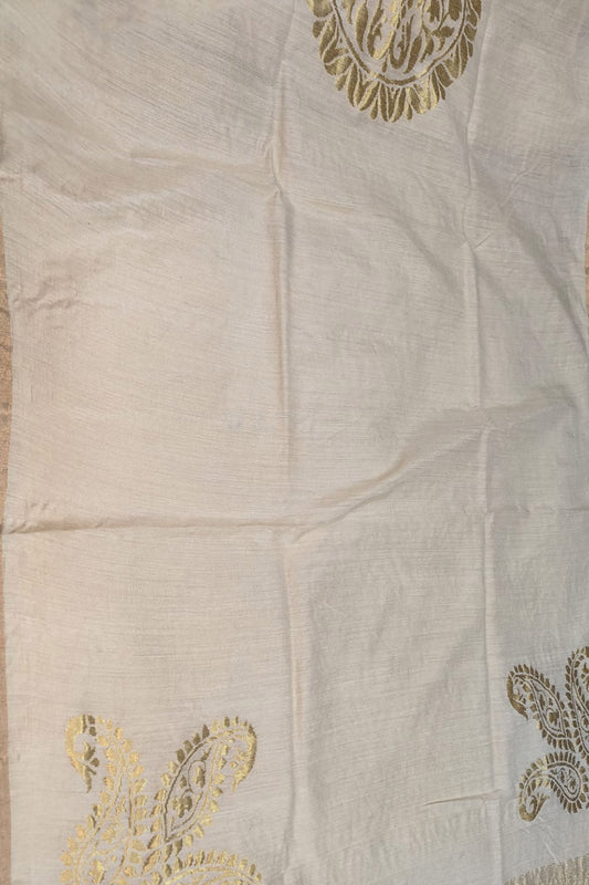 Dazzling Dyeable Banarasi Handloom Pure Moonga Silk Dupatta - Luxurion World