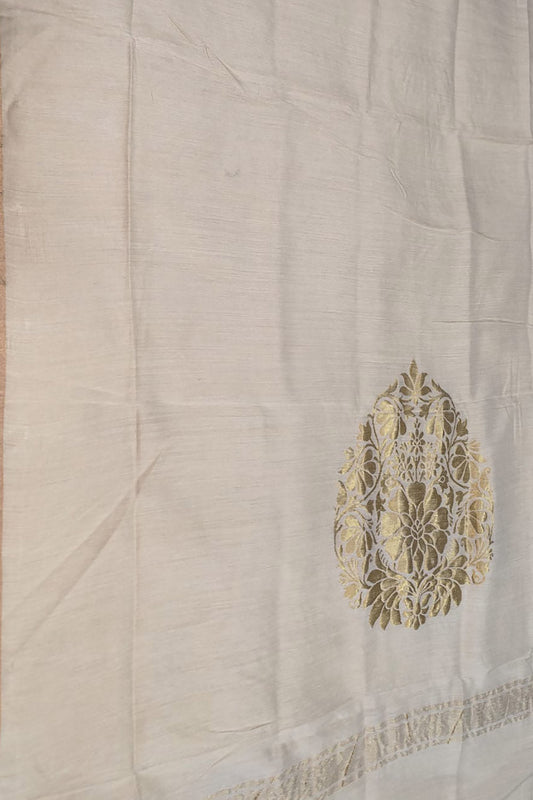 Dazzling Dyeable Banarasi Handloom Moonga Silk Dupatta - Luxurion World