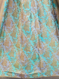 Blue Banarasi Handloom Moonga Silk Brush Dye Dupatta - Luxurion World