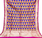 Pink Banarasi Handloom Pure Katan Silk Dupatta - Luxurion World