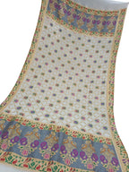 Exquisite Dyeable Banarasi Handloom Tussar Georgette Meenakari Dupatta: A Masterpiece of Elegance - Luxurion World