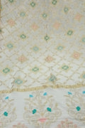 Exquisite Dyeable Banarasi Handloom Tussar Georgette Meenakari Dupatta: A Masterpiece of Elegance - Luxurion World
