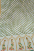 Exquisite Dyeable Banarasi Handloom Tussar Georgette Meenakari Dupatta: A Masterpiece of Elegance - Luxurion World