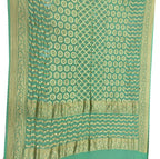 Green Bandhani Pure Georgette Dupatta - Luxurion World