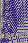 Purple Bandhani Pure Georgette Dupatta - Luxurion World