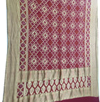 Maroon Bandhani Pure Georgette Dupatta - Luxurion World