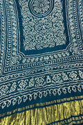 Green Bandhani Pure Gajji Silk Dupatta - Elegant Ethnic Wear - Luxurion World