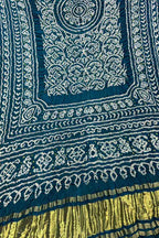 Green Bandhani Pure Gajji Silk Dupatta - Elegant Ethnic Wear - Luxurion World