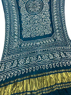 Green Bandhani Pure Gajji Silk Dupatta - Elegant Ethnic Wear - Luxurion World