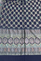 Blue Banarasi Bandhani Pure Georgette Dupatta - Luxurion World
