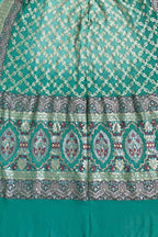 Elegant Blue Banarasi Bandhani Georgette Dupatta - Luxurion World