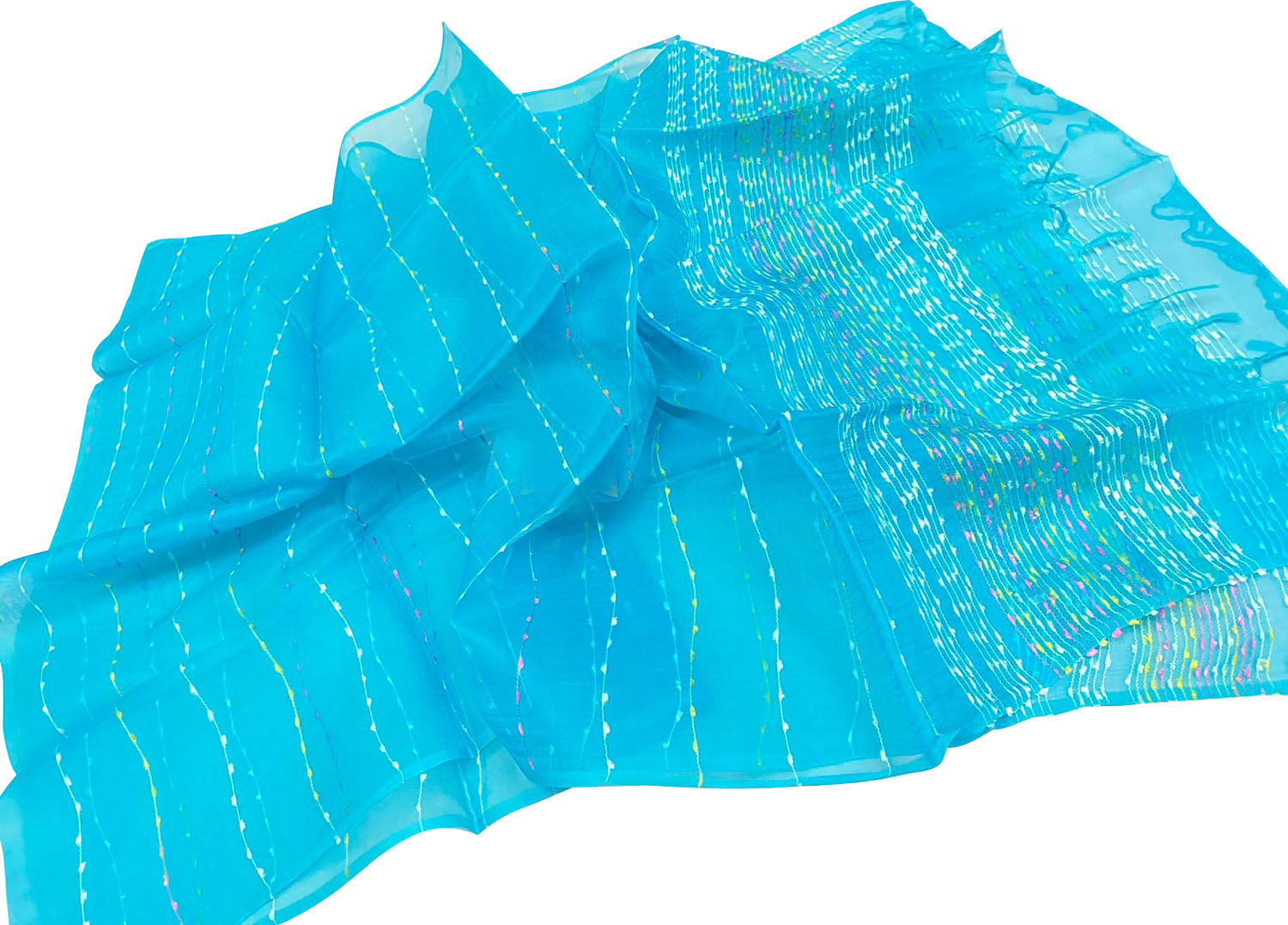 Get the Best Blue Bhagalpur Pure Tussar Silk Dupatta Online - Shop Now! - Luxurion World