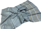 Shop Grey Bhagalpur Pure Tussar Silk Dupatta - Elegant and Timeless - Luxurion World