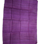 Purple Bhagalpur Tussar Ghicha Silk Dupatta - Luxurion World