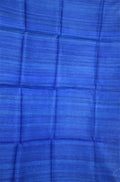 Blue Bhagalpur Tussar Ghicha Silk Dupatta - Luxurion World
