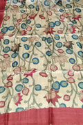 Pastel Tussar Moonga Dupatta: Digital Printed Elegance - Luxurion World