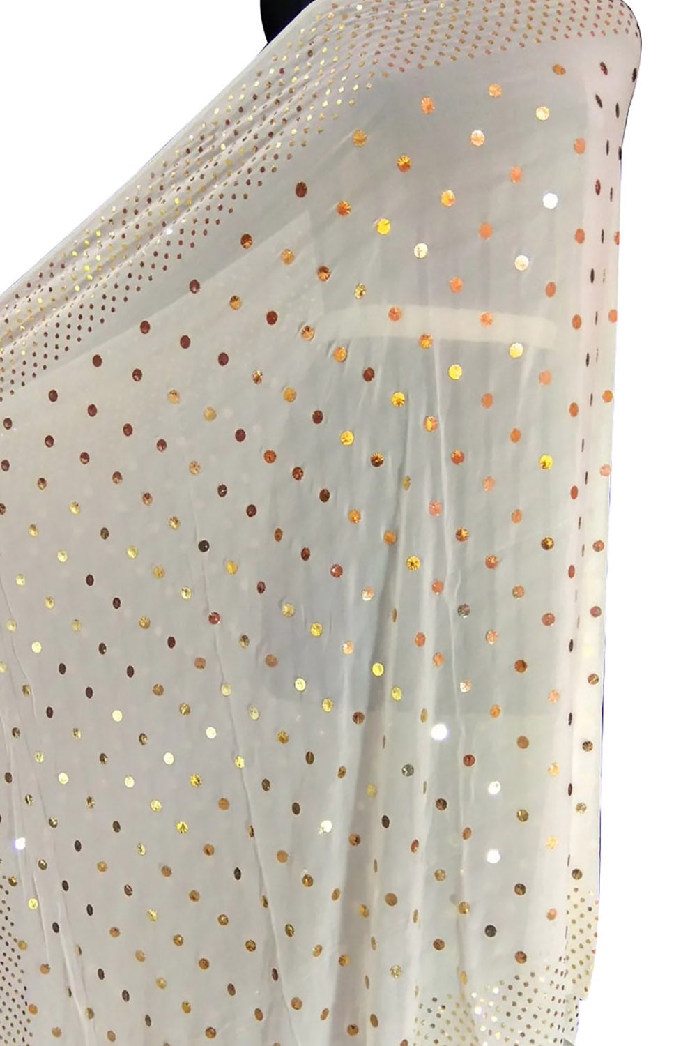 Dazzling Georgette Mukaishwork Dupatta: Vibrant and Versatile! - Luxurion World