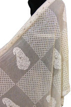 Dazzling Georgette Mukaishwork Dupatta: Vibrant and Versatile! - Luxurion World